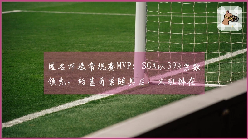 匿名评选常规赛MVP：SGA以39%票数领先，约基奇紧随其后，文班排在第六位